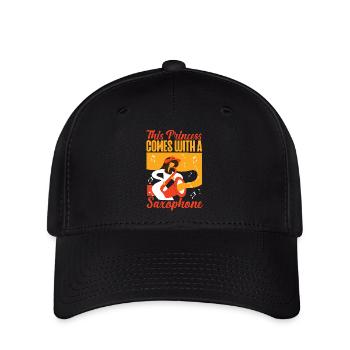 Saxophone This Princess Comes With - Flexfit Cap - black - Front