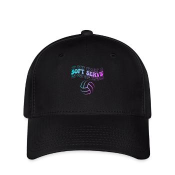 Wenn Sie ein Softeis wollen, holen Sie sich Eis - Flexfit Cap - Schwarz - Vorne
