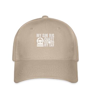 Simracer Esports Enthusiast Sim Racing - Flexfit Cap - Khaki - Vorne