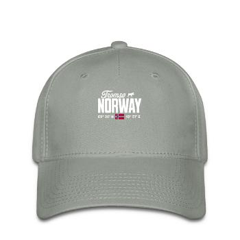 Norwegen Norway Norge Skandinavien Tromsø - Flexfit Cap - Grüngrau - Vorne