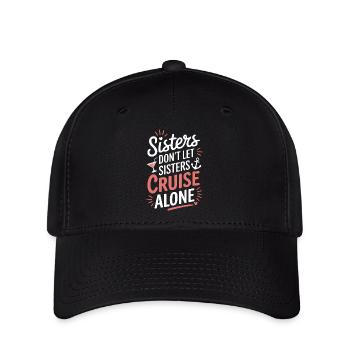 Kreuzfahrt Spruch Reise Schiffskreuzfahrt Geschenk - Flexfit Cap - Schwarz - Vorne