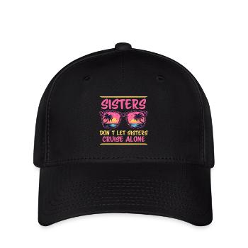 Kreuzfahrt Spruch Reise Schiffskreuzfahrt Geschenk - Flexfit Cap - Schwarz - Vorne