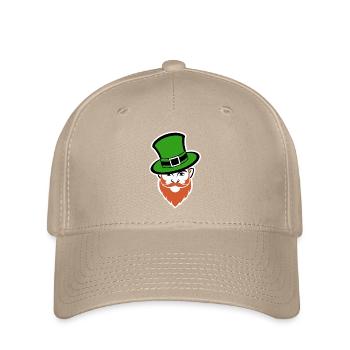 Leprechaun - St. Patrick's Day - Ireland - Flexfit Cap - khaki - Front