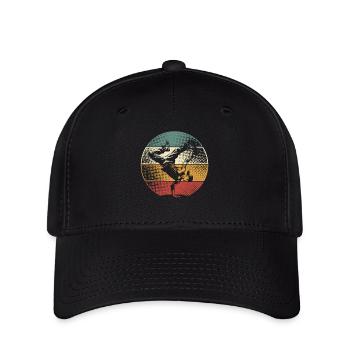 Breakdance - Casquette Flexfit - noir - Devant