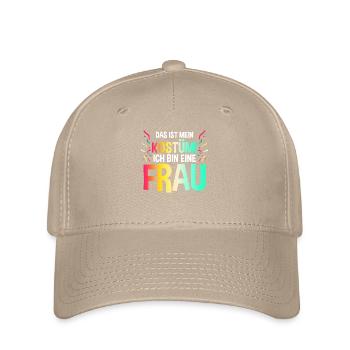 Jecken Fasching Karneval - Flexfit Cap - Khaki - Vorne