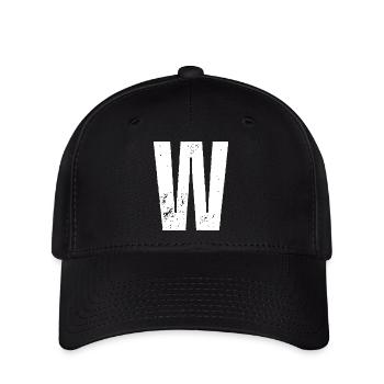 W - Flexfit Cap - Schwarz - Vorne