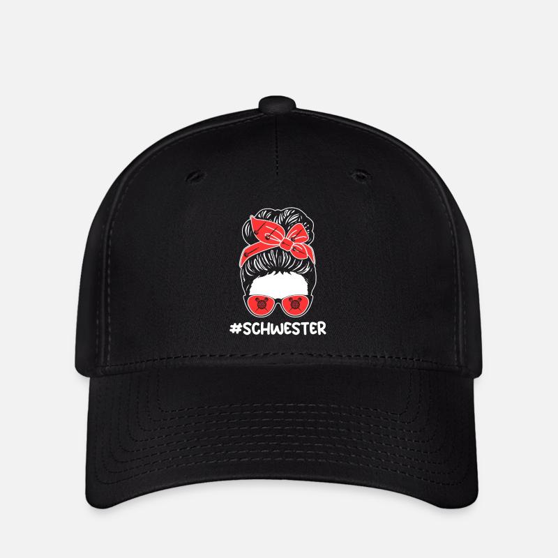 Joueur de fléchettes sœur fléchettes - Casquette Flexfit - noir