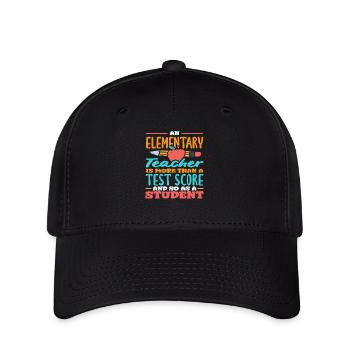 Un professeur d’école primaire, c’est plus qu’un simple résultat d’examen - Casquette Flexfit - noir - Devant