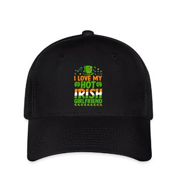 J’adore ma copine irlandaise sexy - Casquette Flexfit - noir - Devant