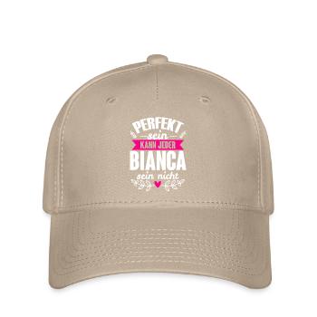 Bianca - Perfekt Sein Kann Jeder Bianca Nicht - Flexfit Cap - Khaki - Vorne