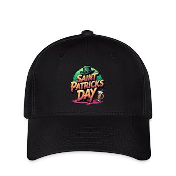 Saint Patrick`s Day Beer - Flexfit Cap - Schwarz - Vorne