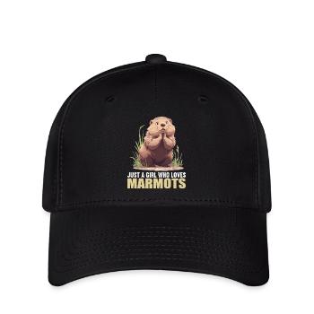Murmeltiere Murmeltier - Flexfit Cap - Schwarz - Vorne