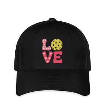 Pickleball Saying Sports Funny Pickleball Gift - Flexfit Cap - black - Front
