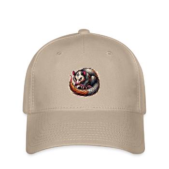 Opossum - Flexfit Cap - khaki - Front