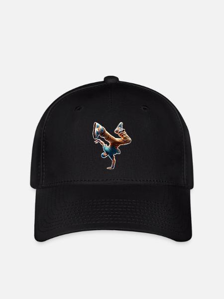 Breakdance - Flexfit Cap - Schwarz