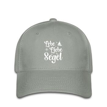 Live Love Sailing Skipper Captain Sailing & Sailing - Flexfit Cap - green-grey - Front