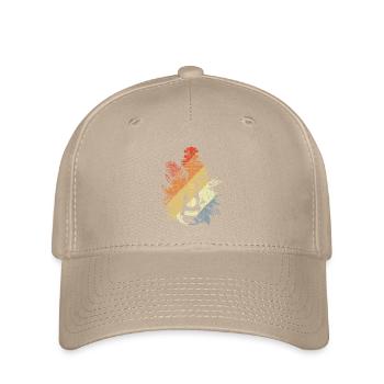 Ukulele Cartoon Look - Flexfit Cap - khaki - Front