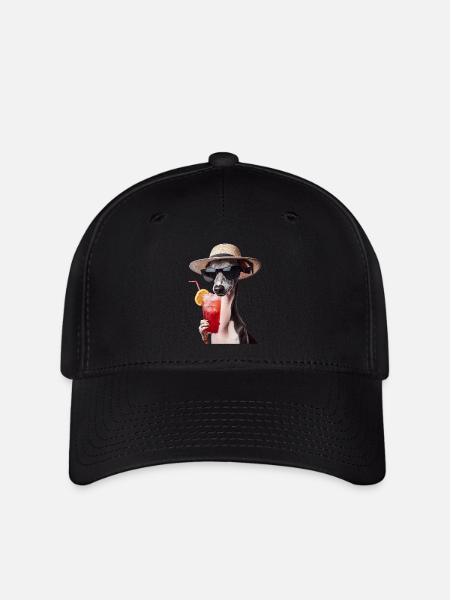 Windhund - Flexfit Cap - Schwarz