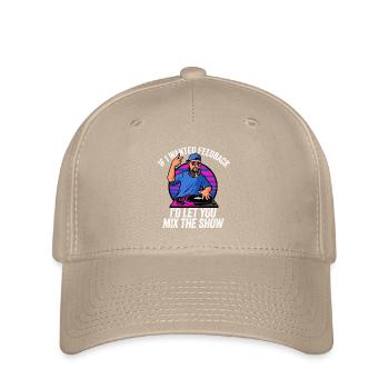 If I Wanted Feedback Sound Engineer - Flexfit Cap - khaki - Front