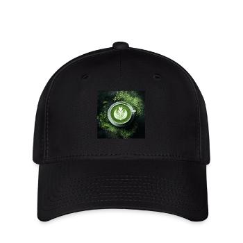 Matcha - Flexfit Cap - Schwarz - Vorne
