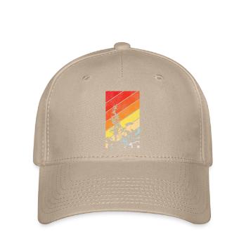 Amoureux des plantes jardinage rétro - Casquette Flexfit - kaki - Devant