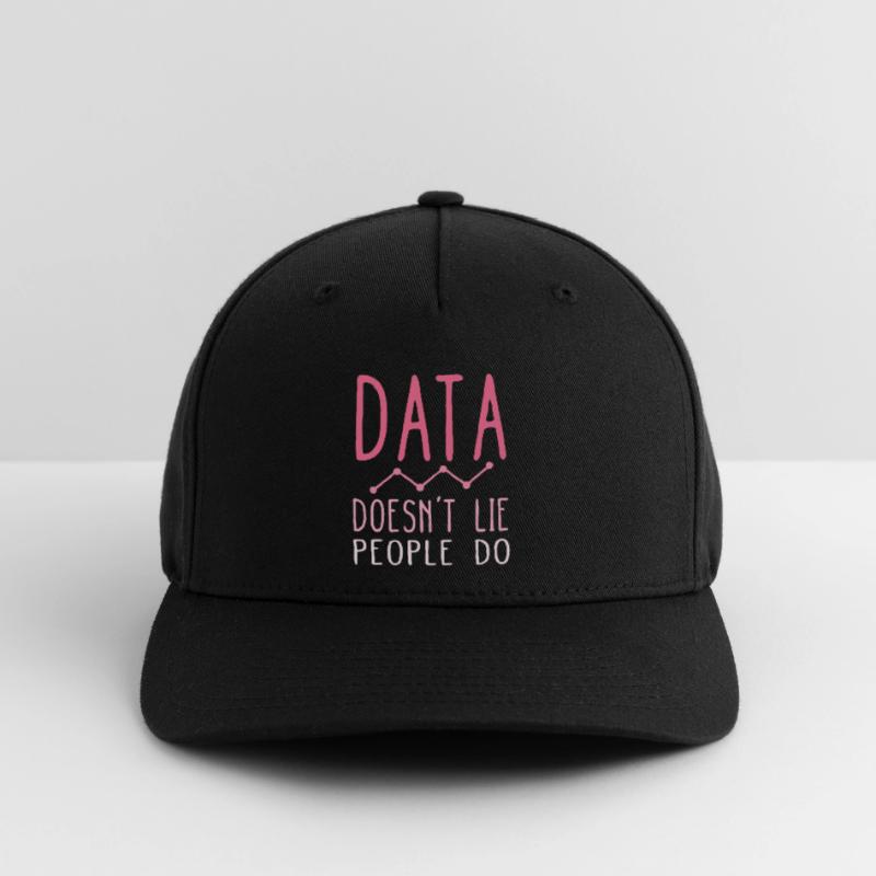 Data Doesn't Lie People Do Data Analyst Flexfit Cap