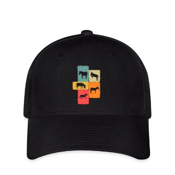 Esel - Flexfit Cap - Schwarz - Vorne