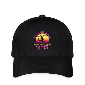 Gymnastik Training Fitness Gym - Flexfit Cap - Schwarz - Vorne