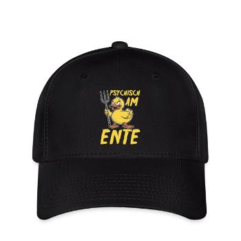 Psychically on the duck - Flexfit Cap - black - Front