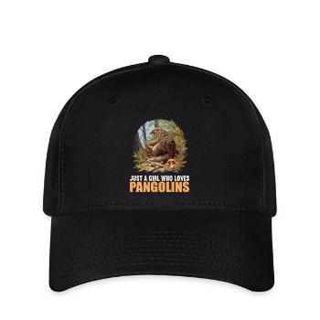 Schuppentiere Pangolin Schuppentier - Flexfit Cap - Schwarz - Vorne