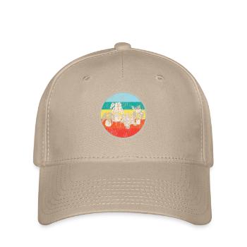 Amoureux des plantes jardinage rétro - Casquette Flexfit - kaki - Devant