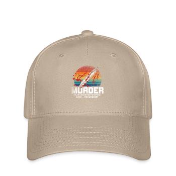 Murder Is Just Another Way To Express - Flexfit Cap - khaki - Front