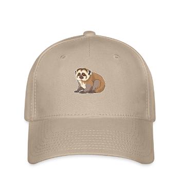 Plumploris Slow Lorises Plumplori Geschenk - Flexfit Cap - Khaki - Vorne