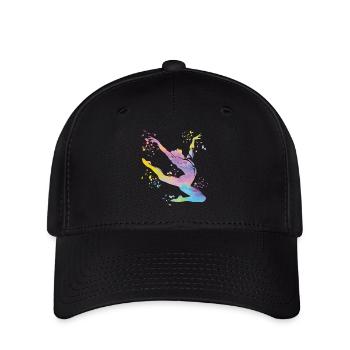 Gymnastics Floor Artistic Gymnastics - Flexfit Cap - black - Front