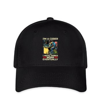 I'm A Coder I Make Things Work Developer Coders - Flexfit Cap - black - Front