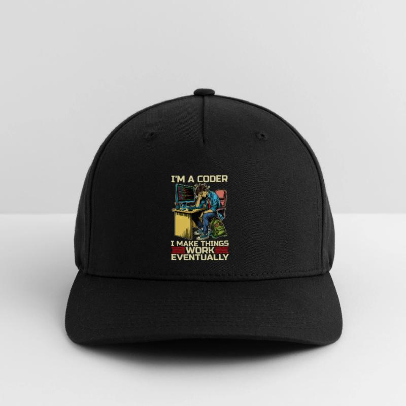I'm A Coder I Make Things Work Developer Coders Flexfit Cap