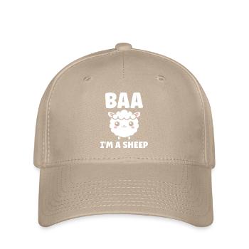 sheep - Flexfit Cap - khaki - Front