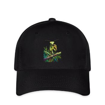 Gottesanbeterinnenen Gottesanbeterin - Flexfit Cap - Schwarz - Vorne