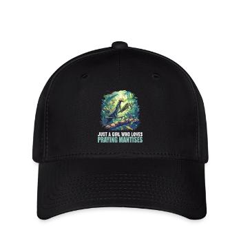 Gottesanbeterinnenen Gottesanbeterin - Flexfit Cap - Schwarz - Vorne