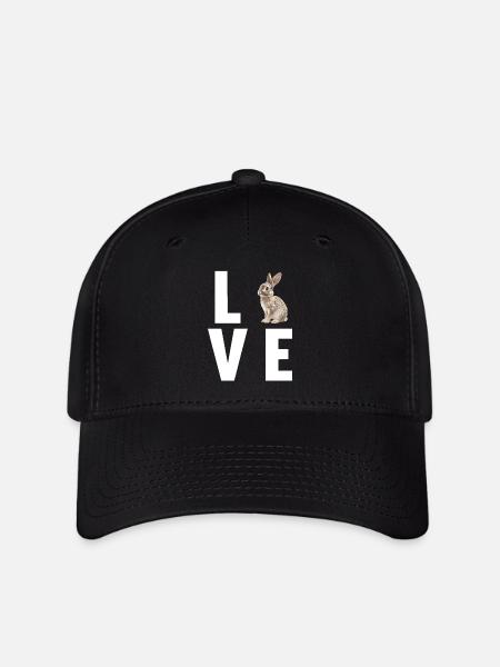 Hasen Hase - Flexfit Cap - Schwarz