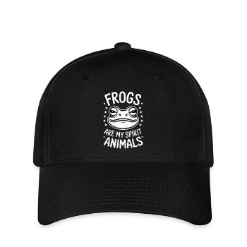 Frog Saying Toad Funny Frogs Gift - Flexfit Cap - black - Front