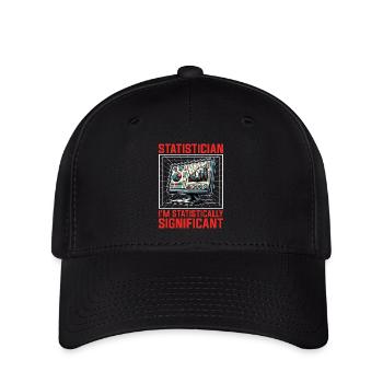 Statistician I'm Statistically Mathematicians - Flexfit Cap - black - Front
