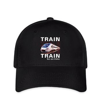 ZUG TRAIN be on time - Flexfit Cap - black - Front