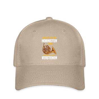 Waldhorn - Das ist so ein Hornisten Ding - Flexfit Cap - Khaki - Vorne