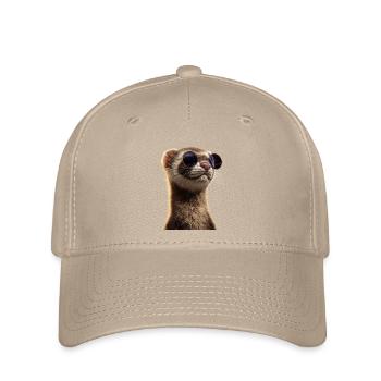 Furet Furet Putois Martre Belette Mignon Furet - Casquette Flexfit - kaki - Devant