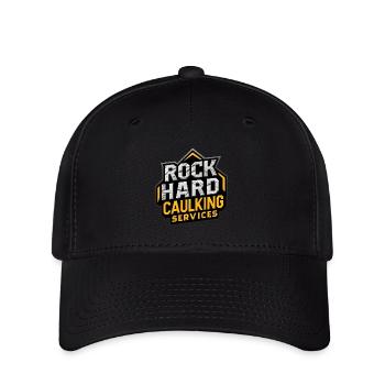 Drôle Adulte Humour Rock Hard Calfeutrage Services - Casquette Flexfit - noir - Devant
