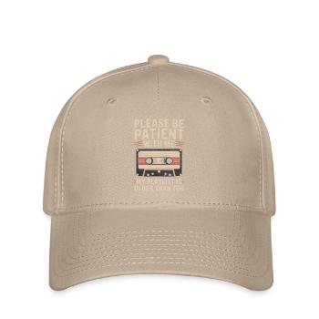 Be patient playlist - Flexfit Cap - Khaki - Vorne