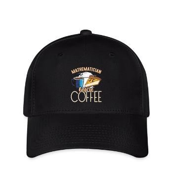 Mathematician Before Statistician Coffee Lover - Flexfit Cap - black - Front