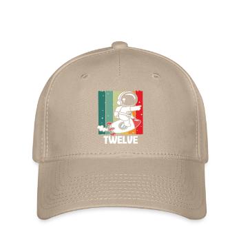 Astronaut Rocket Twelve Years of Adventure - Flexfit Cap - khaki - Front