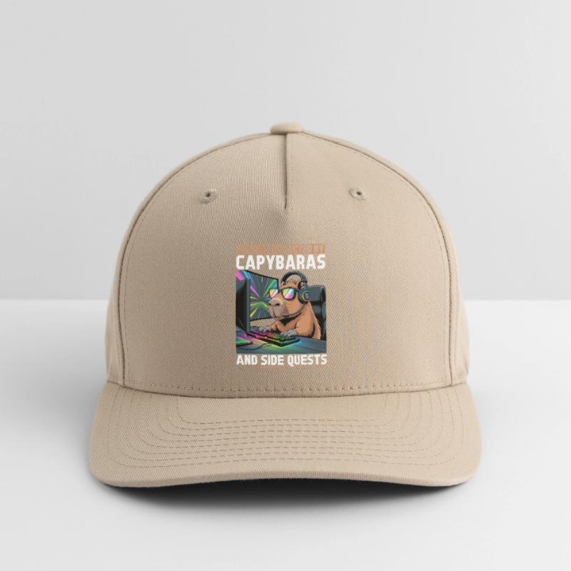 Capybara PC Gamer Gaming Casquette Flexfit